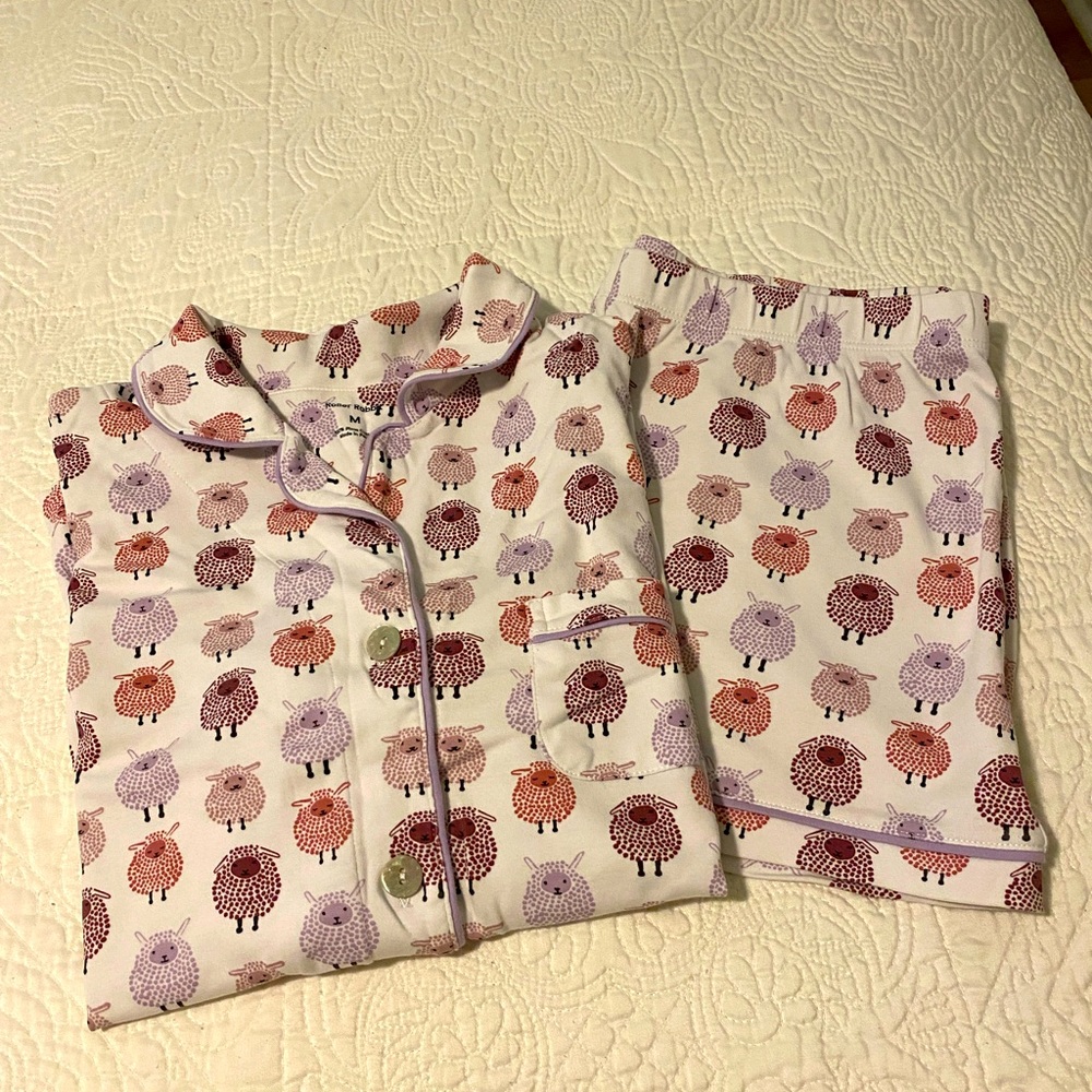 The sweetest and softest sheep pajamas.